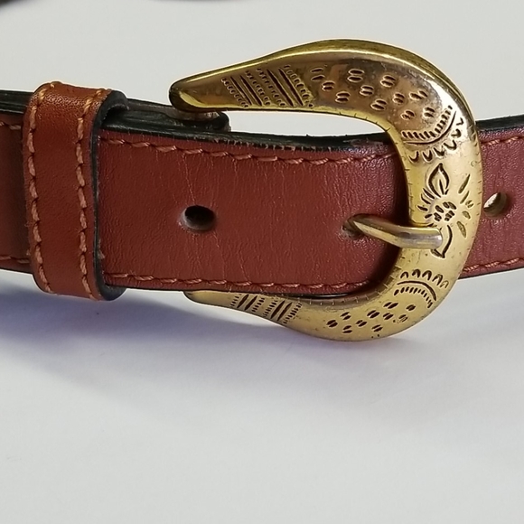 The Limited Genuine Leather Beaded Belt 36.5"L - Picture 2 of 10
